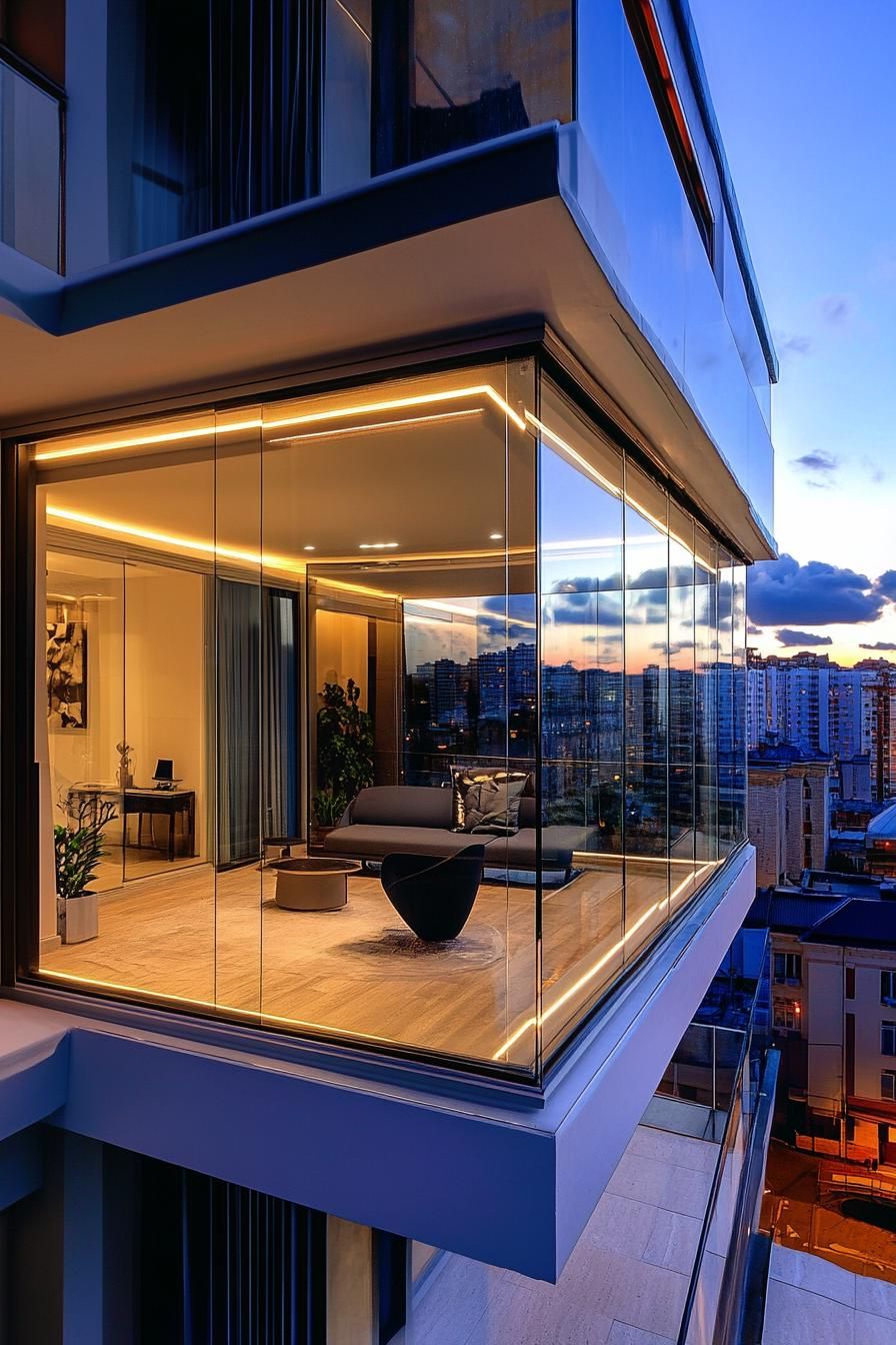 Smart Balcony With Integrated Lighting and Heating - photo 2