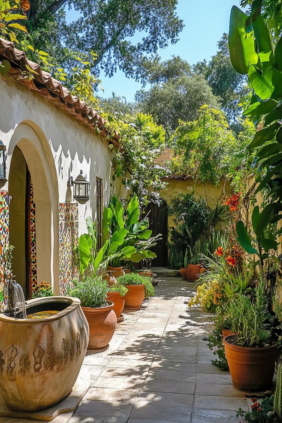Bold Color and Detail in a Spanish Home