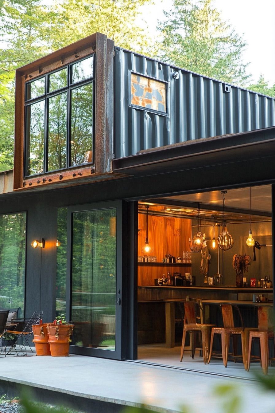 Industrial Style Container Home - photo 2