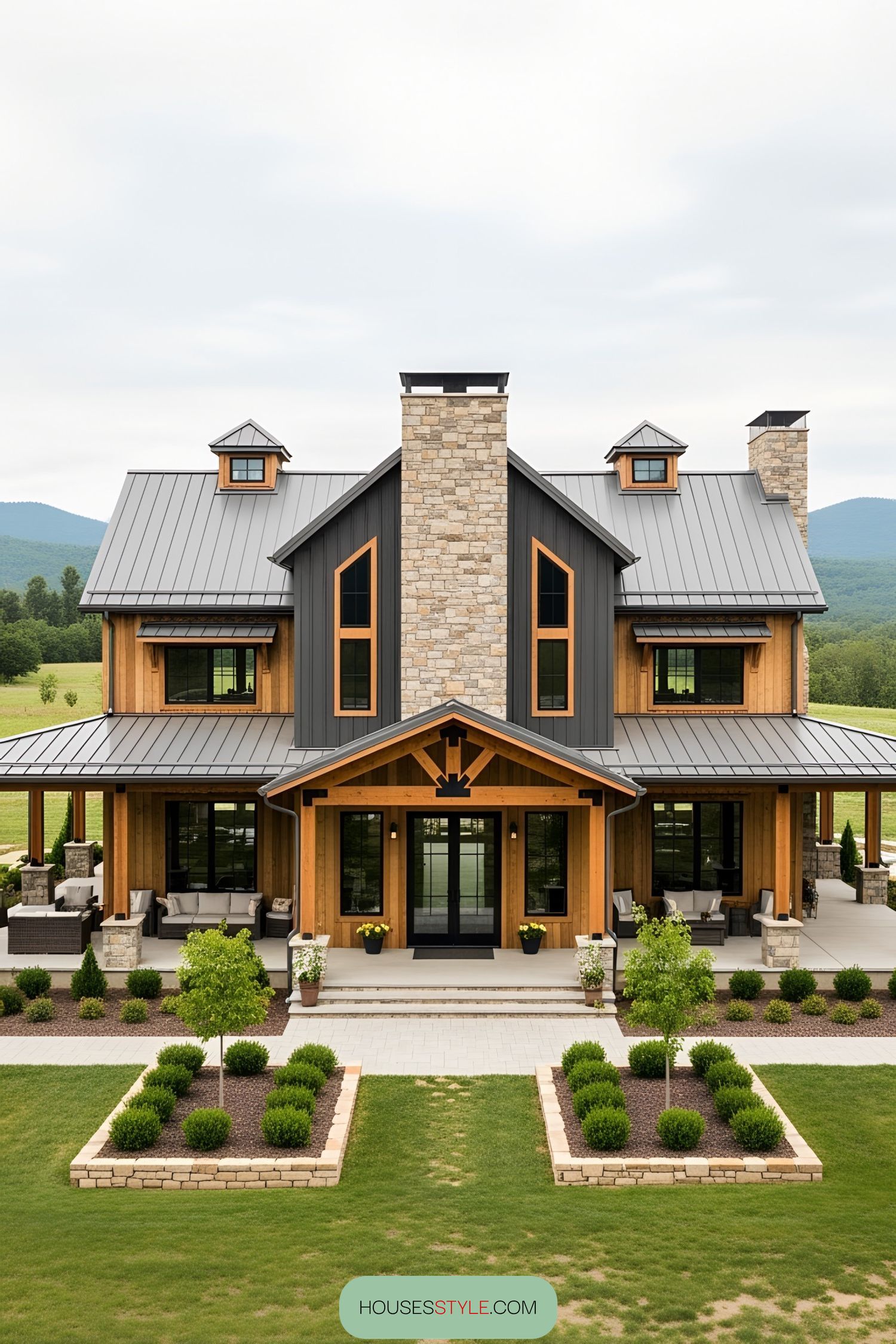 A Barndominium Wrapped in Natural Greenery