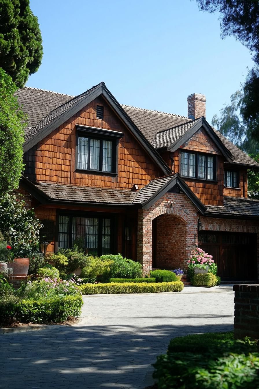 Cottage-Style Suburban House