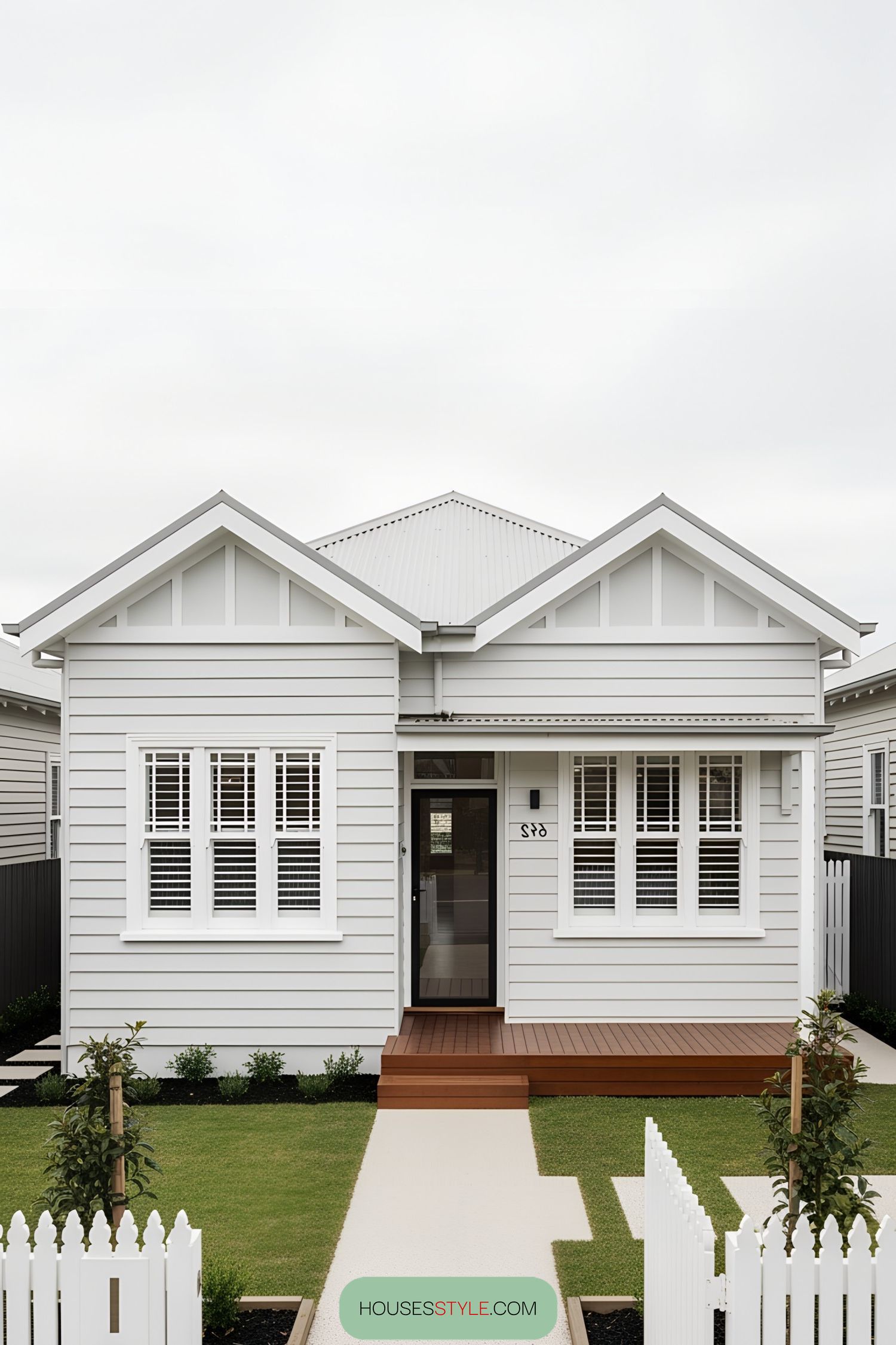 Classic Simplicity in a White Bungalow