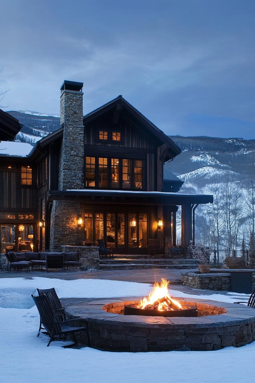 Fireside Comfort With Mountain Views