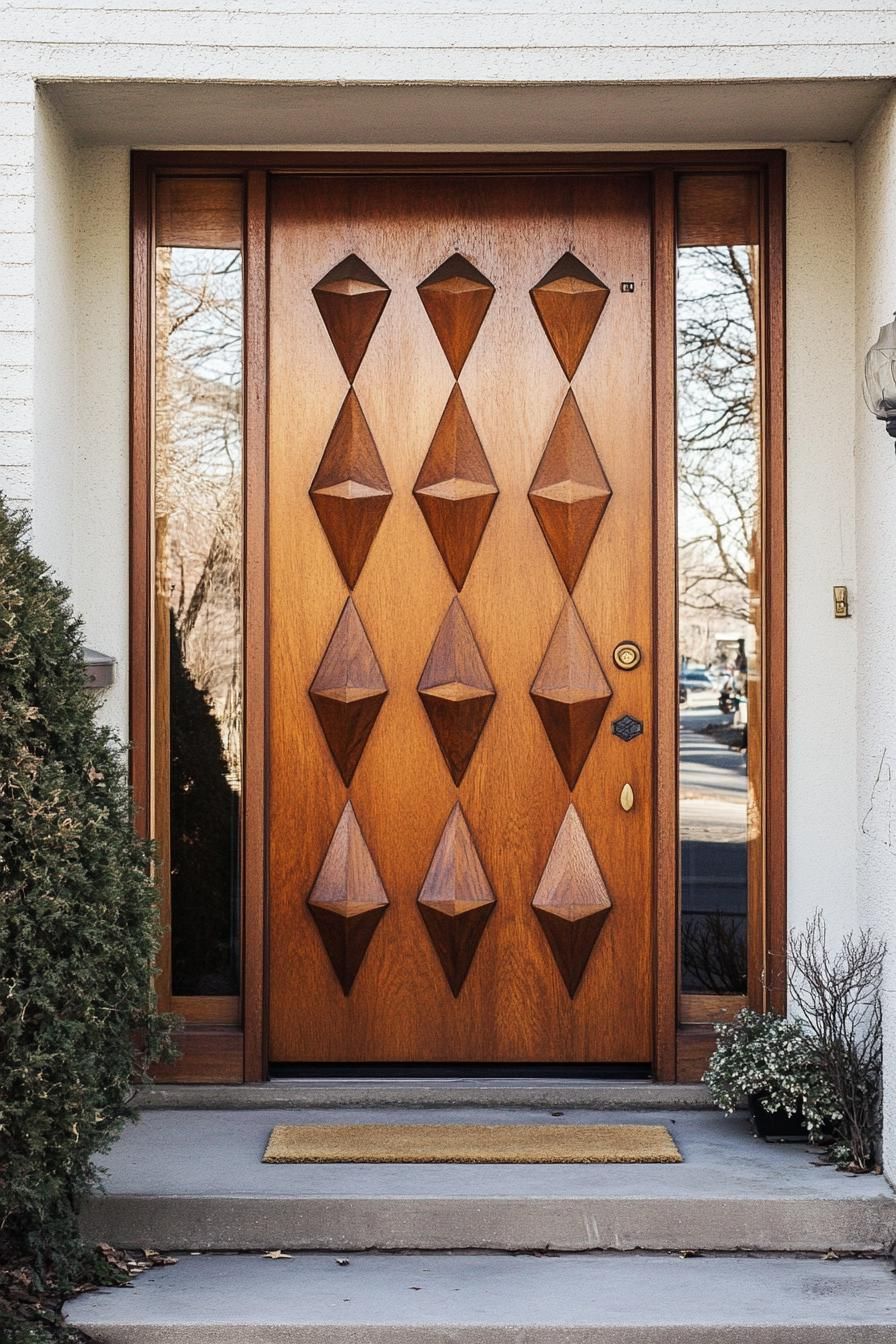 Bold Geometric Front Door Colors