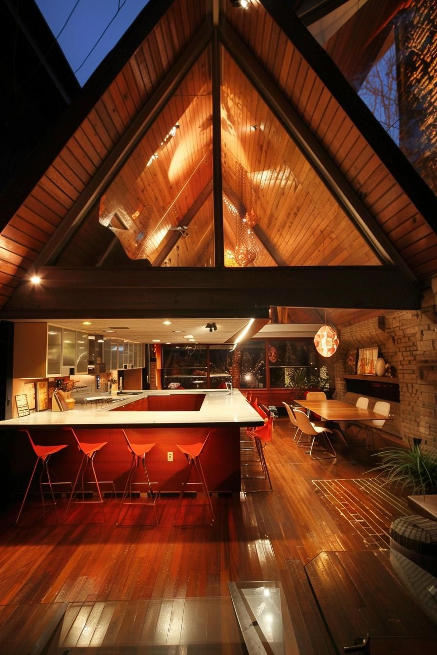 Futuristic A-frame With Smart Home Features - photo 2