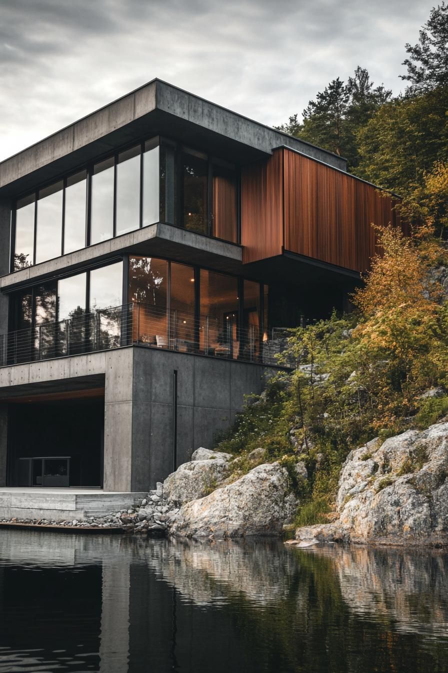 Modern Concrete and Steel Structure