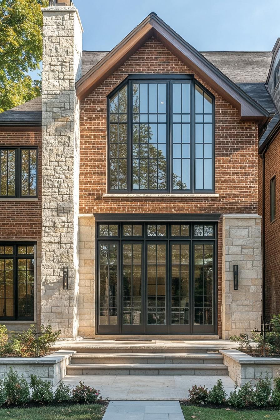 Mid-century Brick With Antique Stonework Accents - photo 3