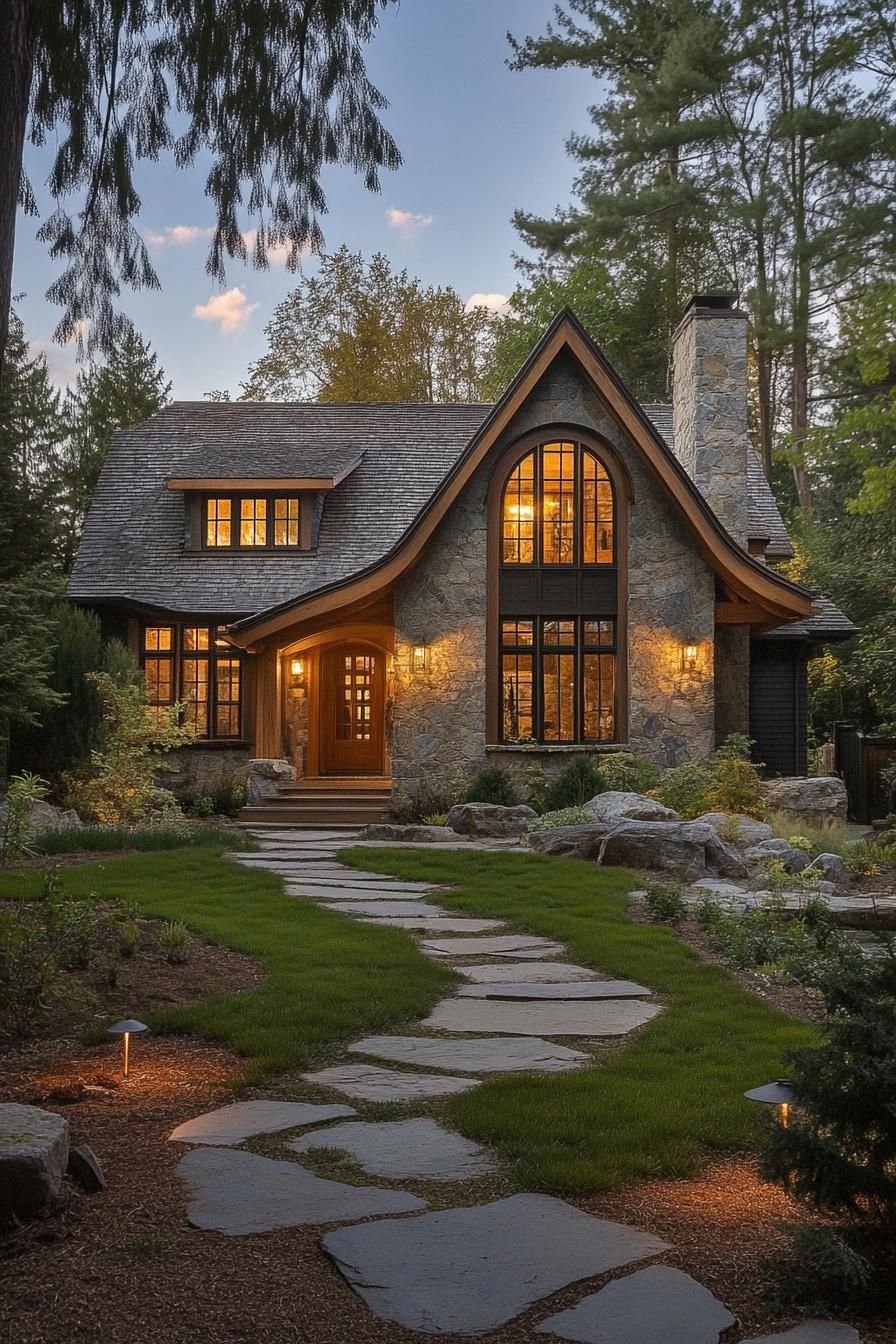 Stone Cottage Amidst Forest Bliss