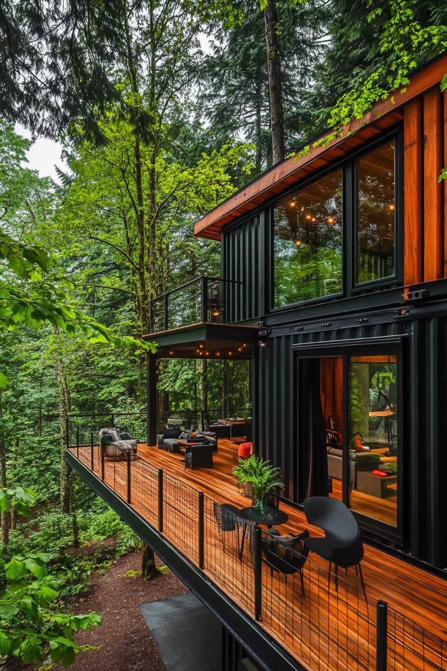 Container Homes With Wraparound Decks - photo 3