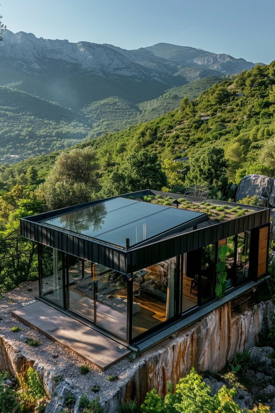 Retractable-Roof Glass Cabin - photo 2