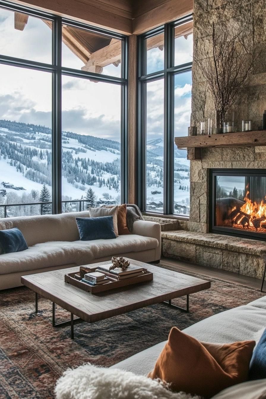 Cottage-Style Mountain House With Corner Stone Fireplace - photo 2