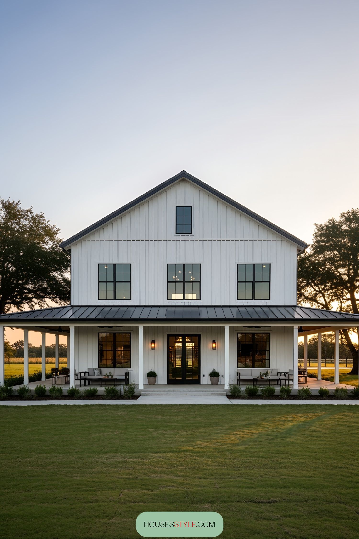 A Rustic Barnhouse Retreat with a Cozy Porch