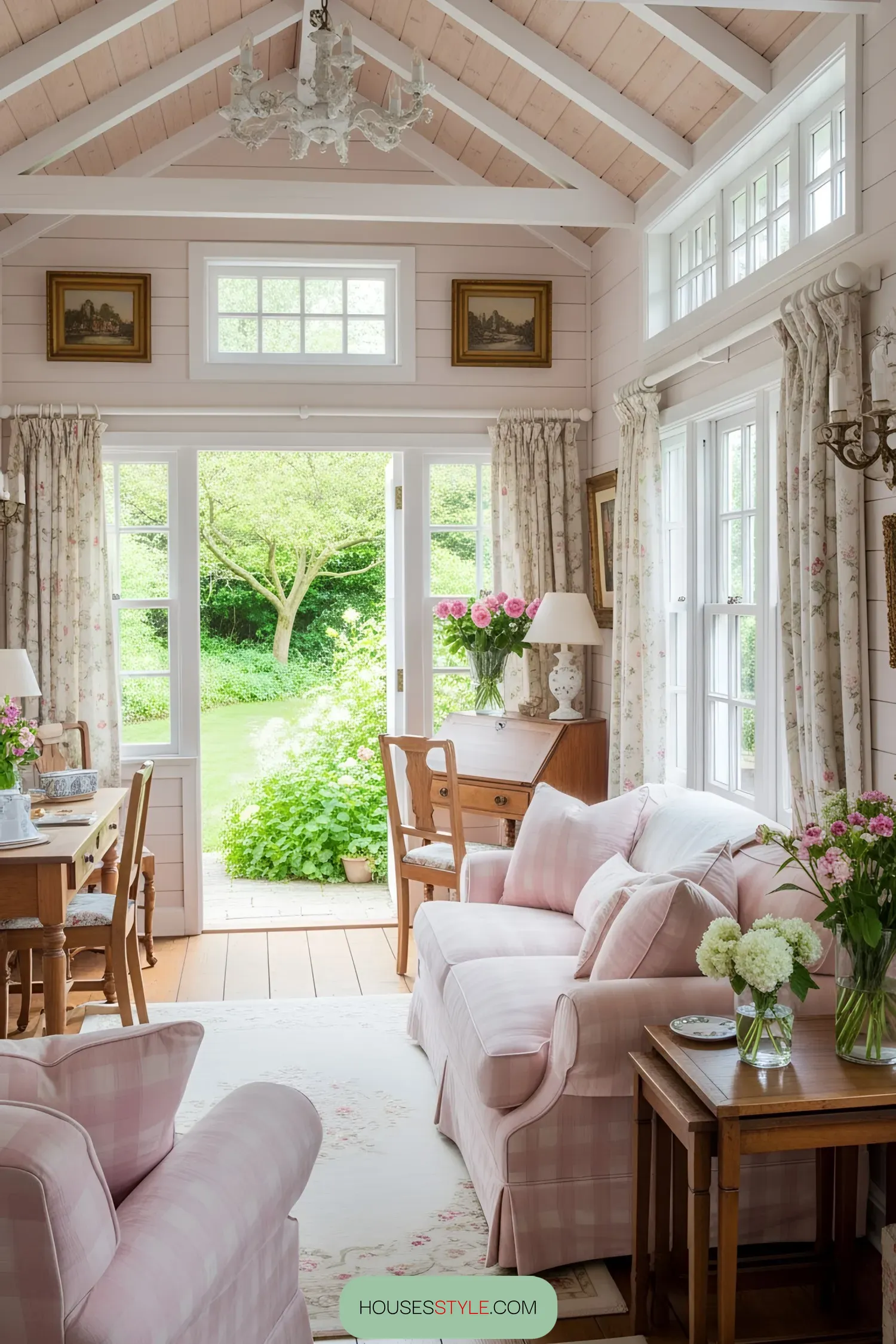 Curtains and Couches for Cottage Comfort