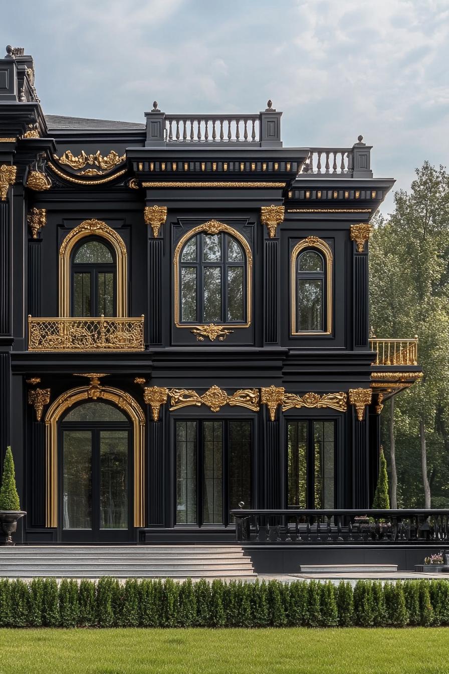 40 Dark Luxury Houses That Ooze Bold Sophistication