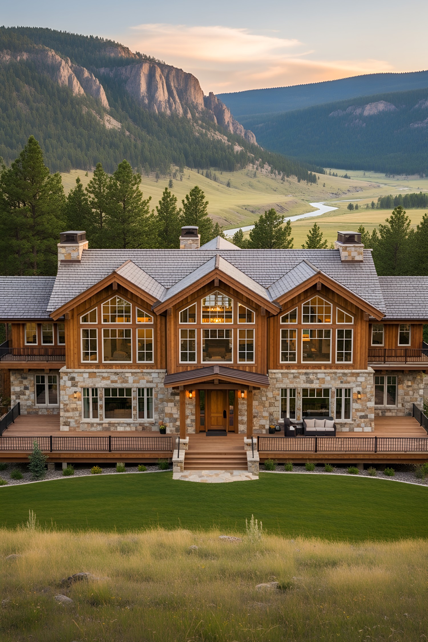 19 Mountain Lodge Houses for Your Next Getaway Idea