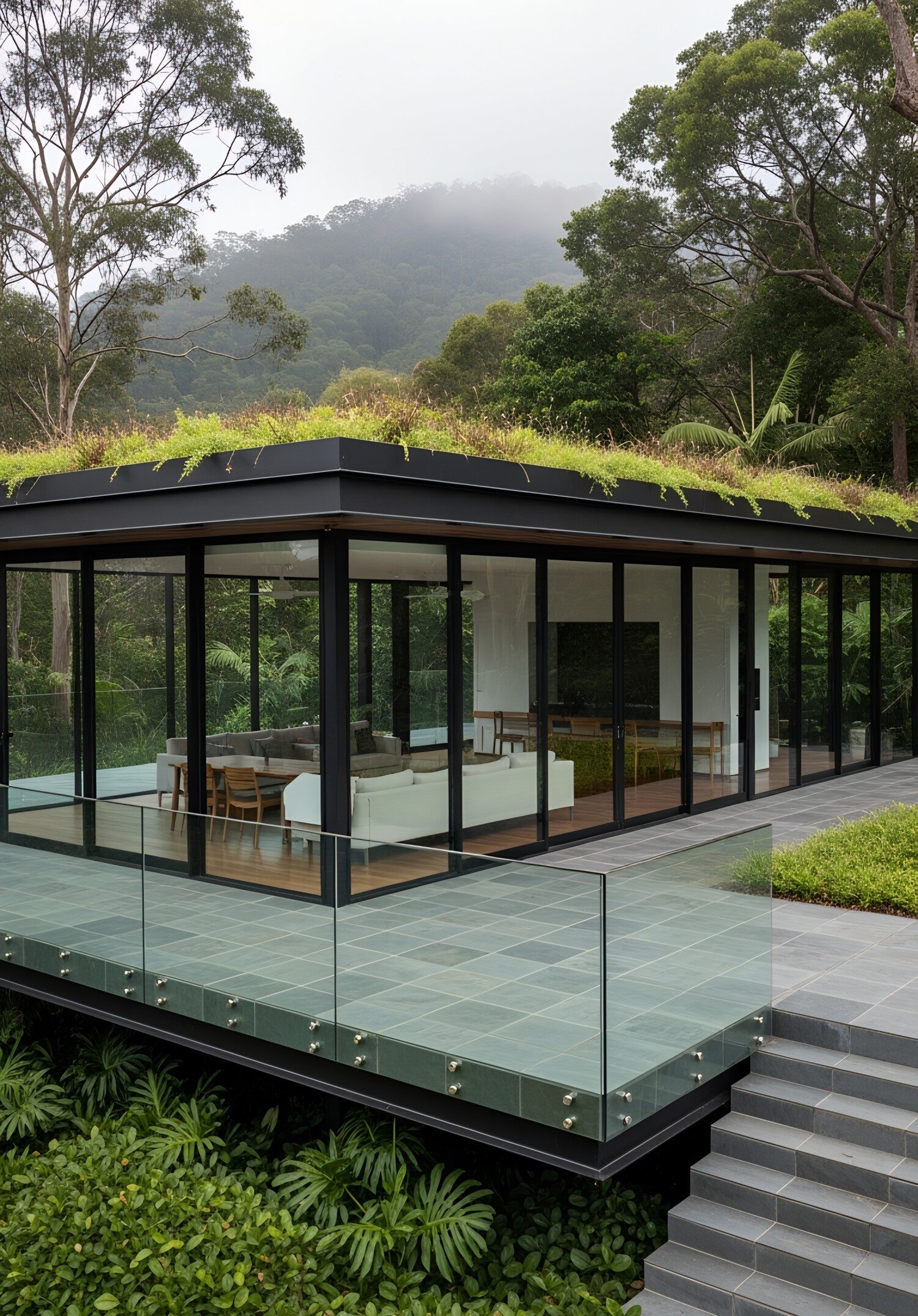 Mesmerizing Glass Terrace Designs for Your Outdoor Space