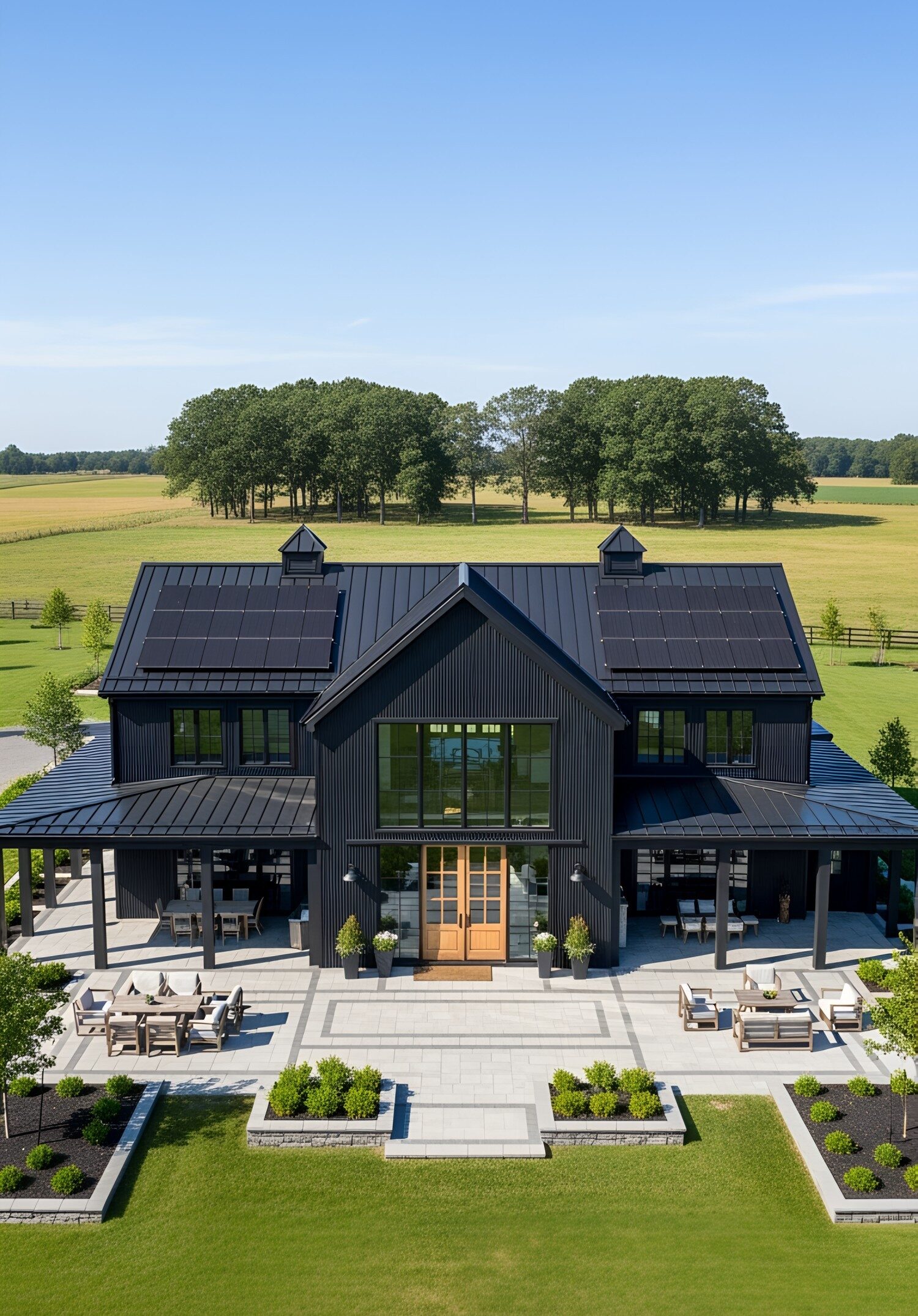 23 Extraordinary Black Pole Barn Houses You’ll Adore