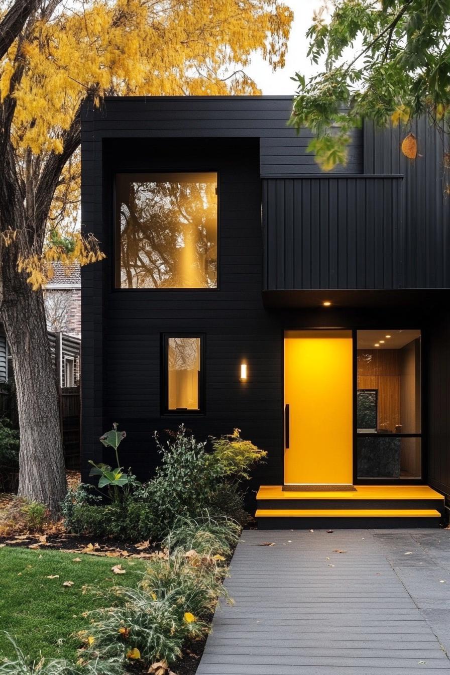 35 Modern House Yellow Door Ideas Worth Copying