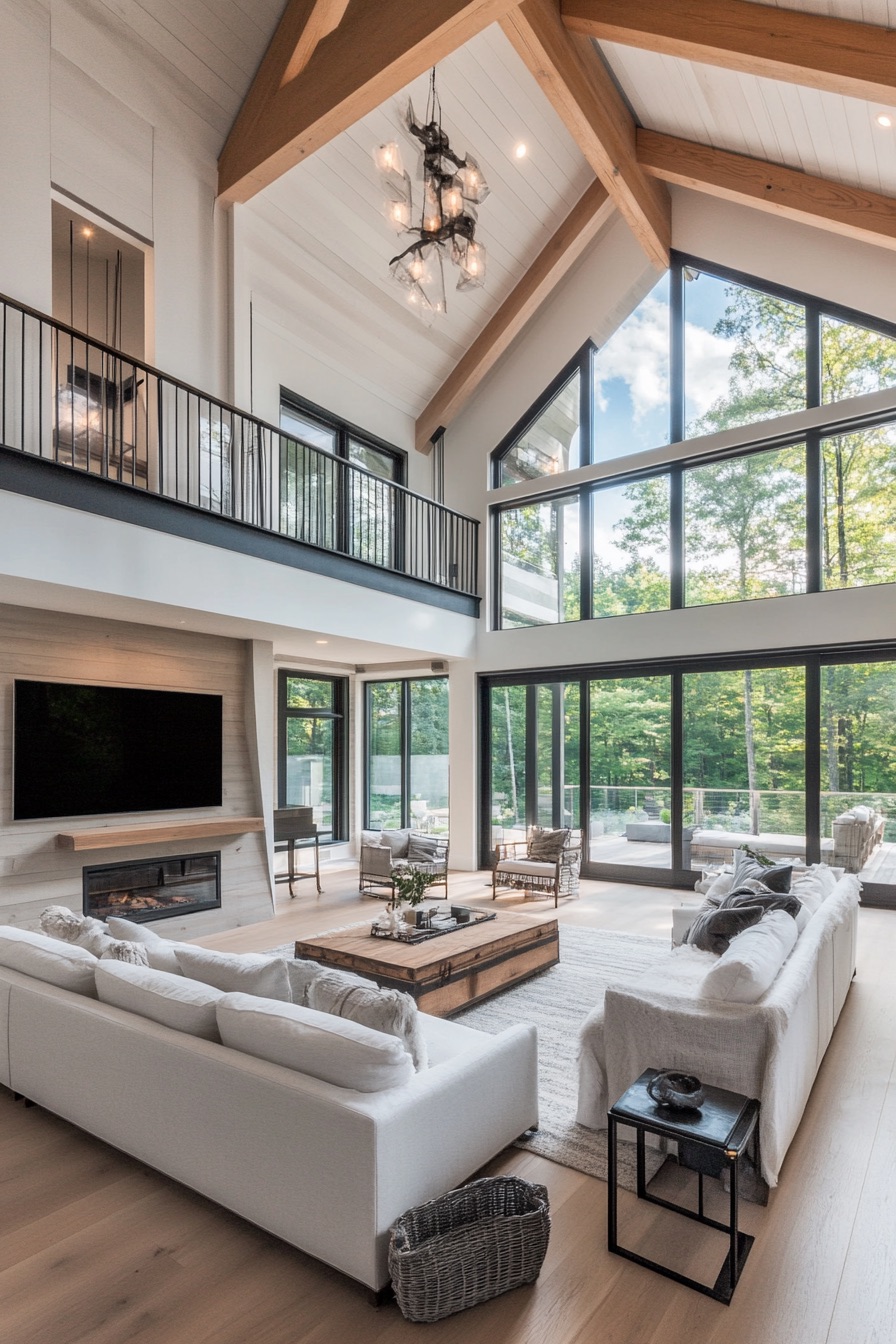 40 Modern House High Ceilings Full of Style Ideas
