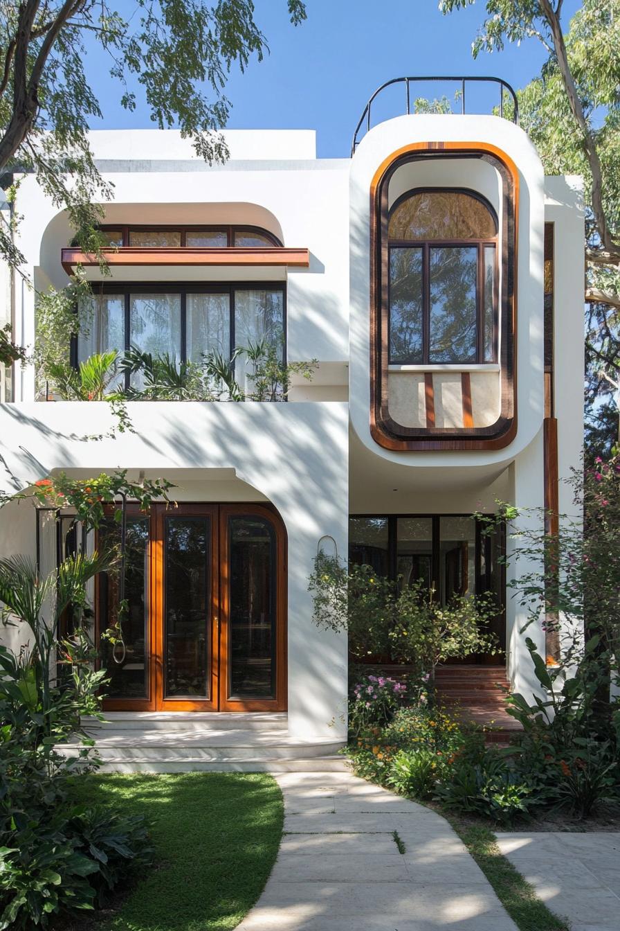 40 Retro Exterior Houses Full of Nostalgic Charm