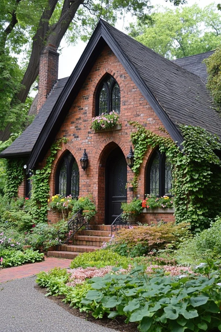 The Vine-Curled Brick Oasis