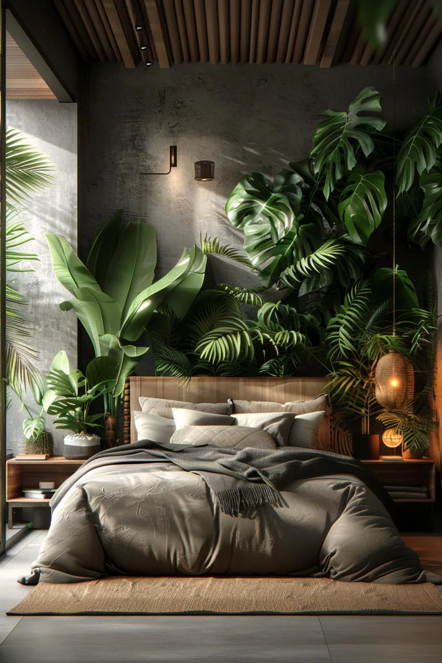 6. Decoración de dormitorio inspirada en la naturaleza salvaje - photo 3