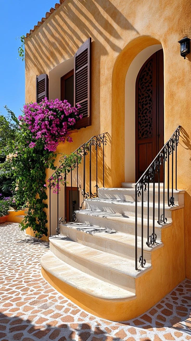 8. Encanto del estuco dorado