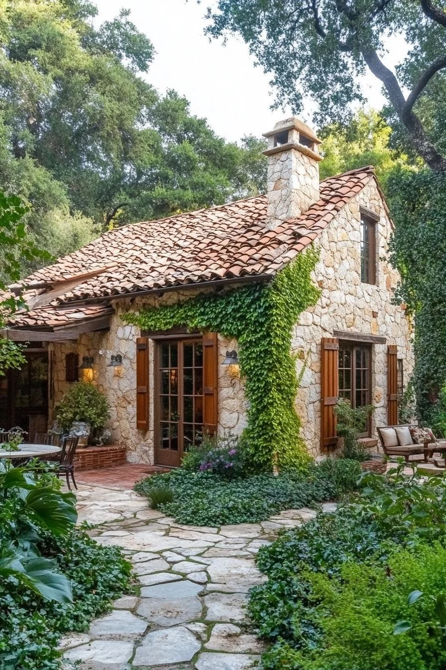 The Vine-Laden Stone Delight