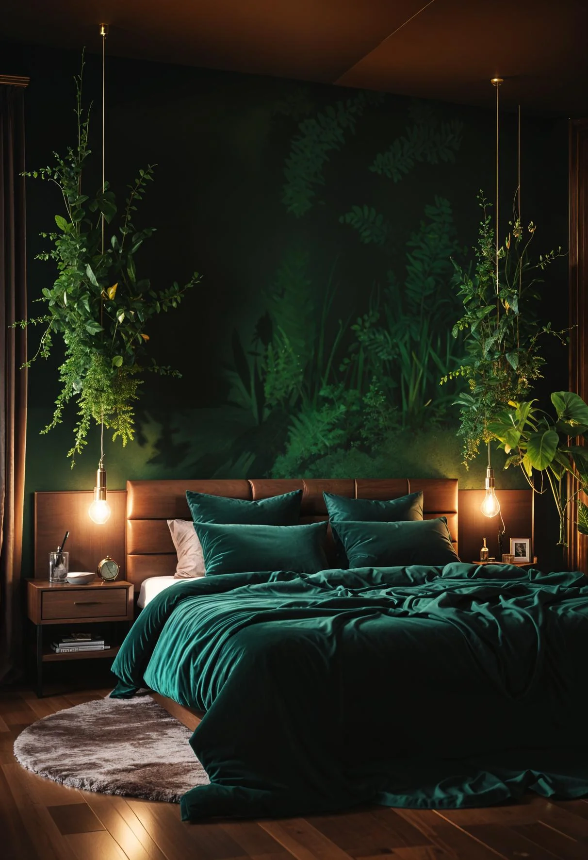 18. Decoración de dormitorio bosque de lujo - photo 3