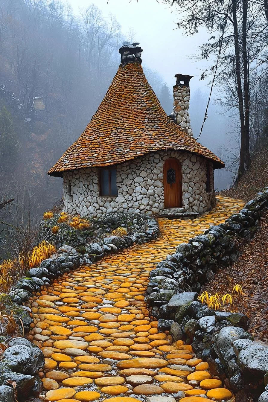 Pebble Pathway to a Hobbit Haven