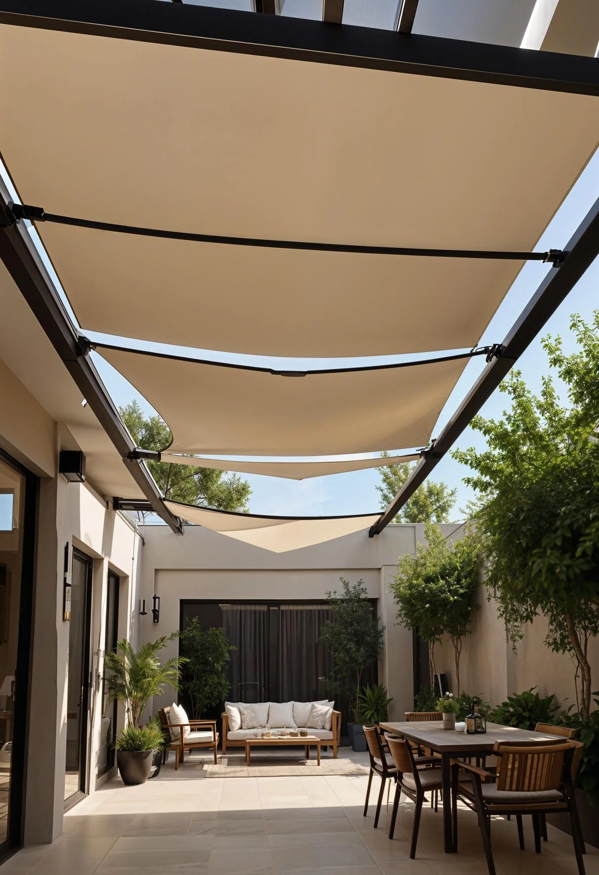 2. Soluciones flexibles de sombra para patio - photo 2