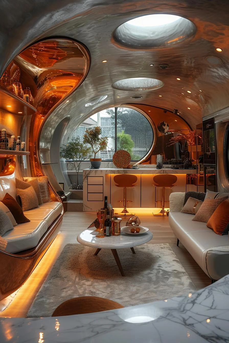 10. Curvas futuristas en mini casas - photo 2