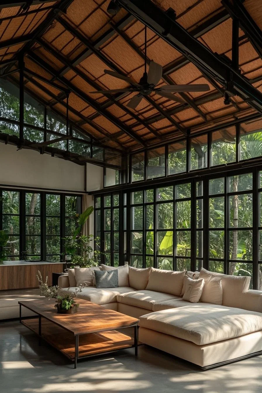 Sala natural: escape tranquilo en el altillo