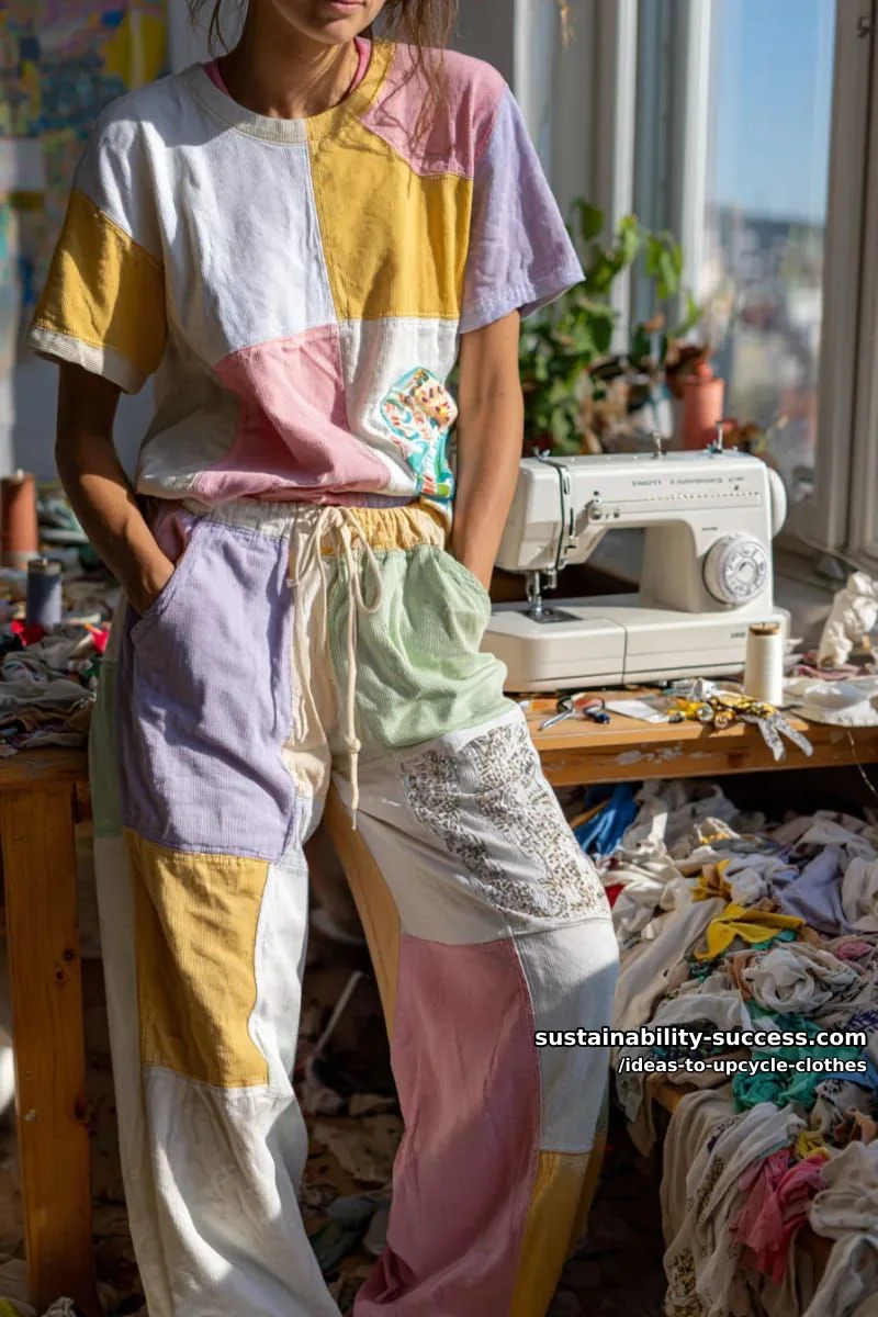 11. Conjunto de descanso oversize con camisetas - photo 2