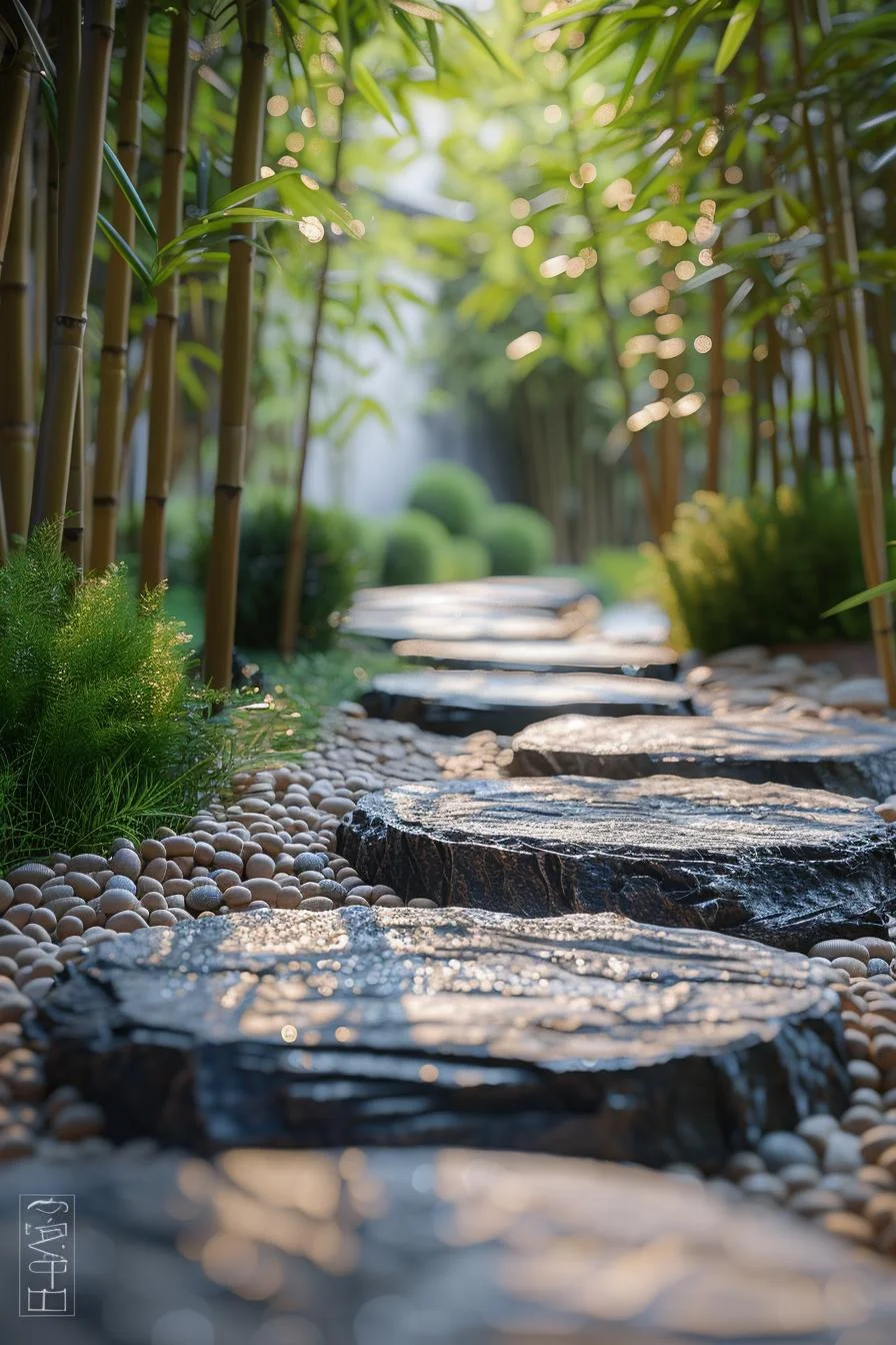 18. Elementos de un jardín zen tranquilo - photo 2