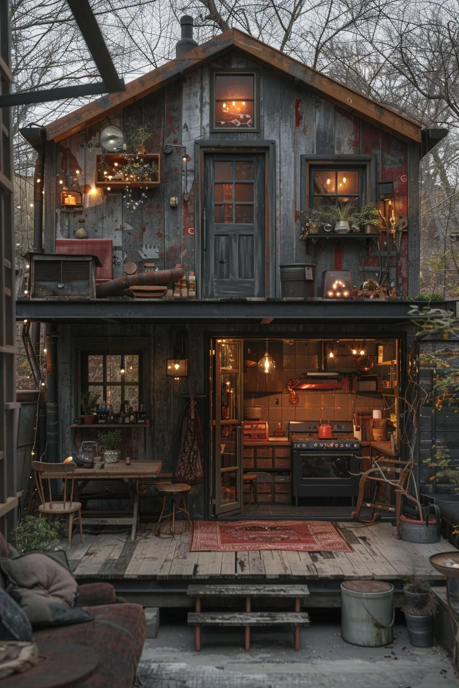 2. Estilo industrial crudo en mini casas - photo 3