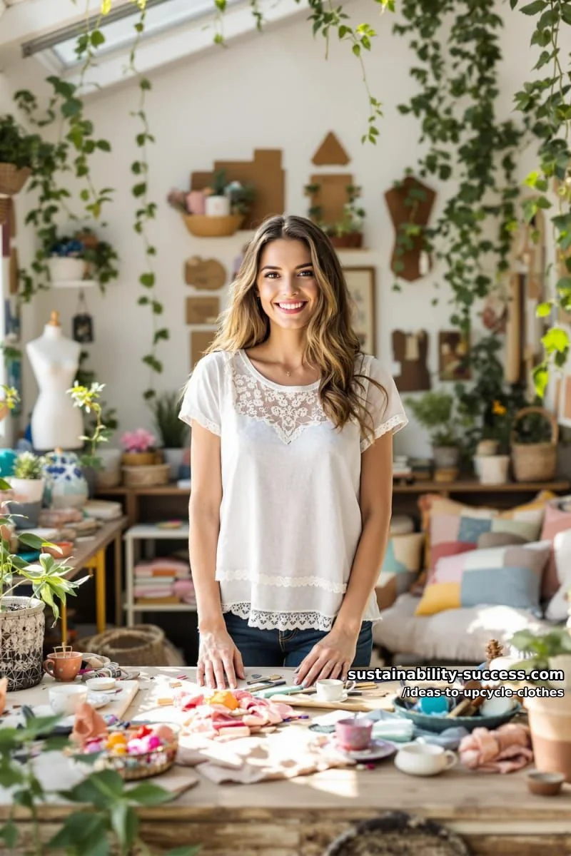 9. Blusas románticas con encaje y algodón
