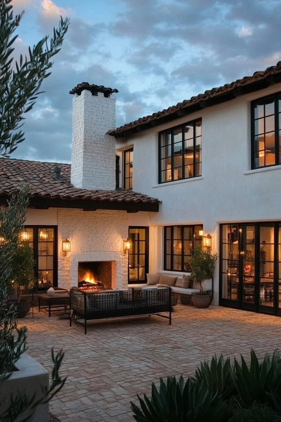 Cocina exterior con chimenea - photo 3