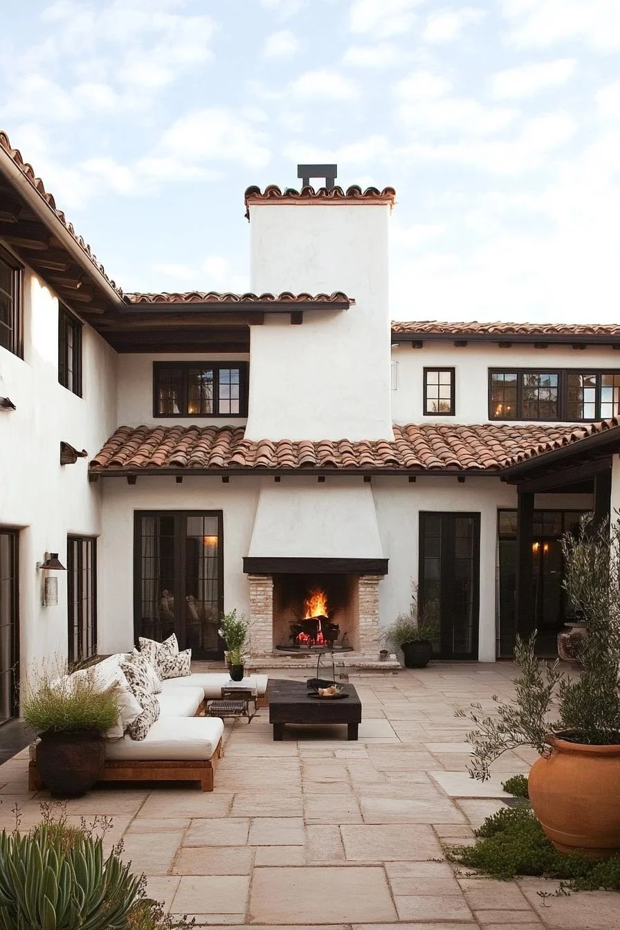 Cocina exterior con chimenea - photo 4