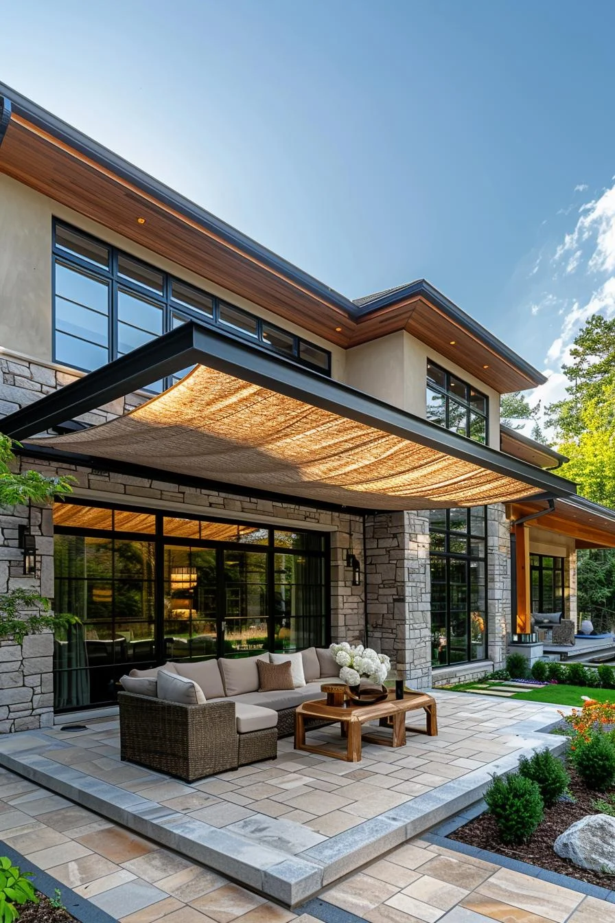 2. Soluciones flexibles de sombra para patio