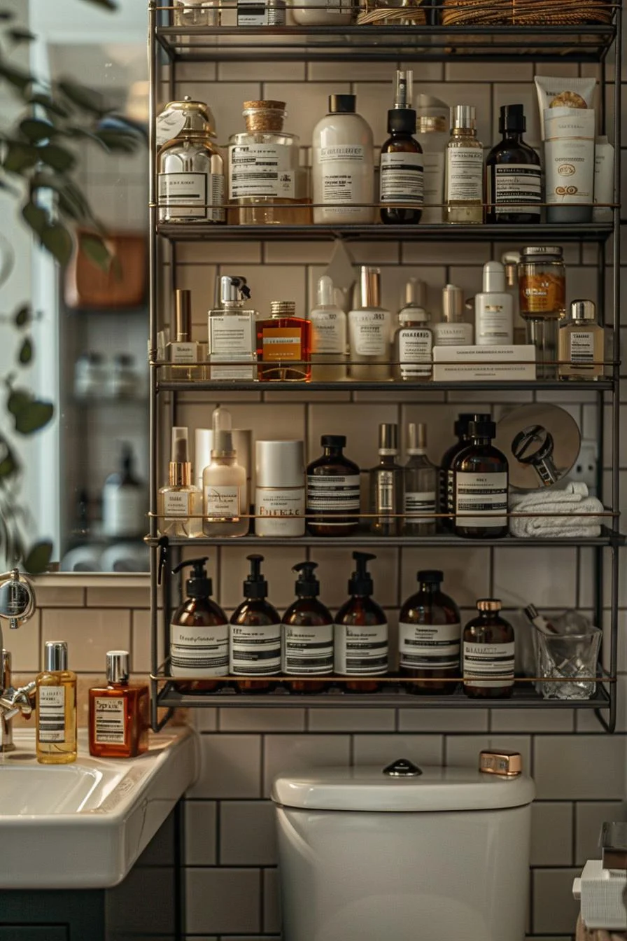 10. Especiero reutilizado como organizador de baño - photo 2
