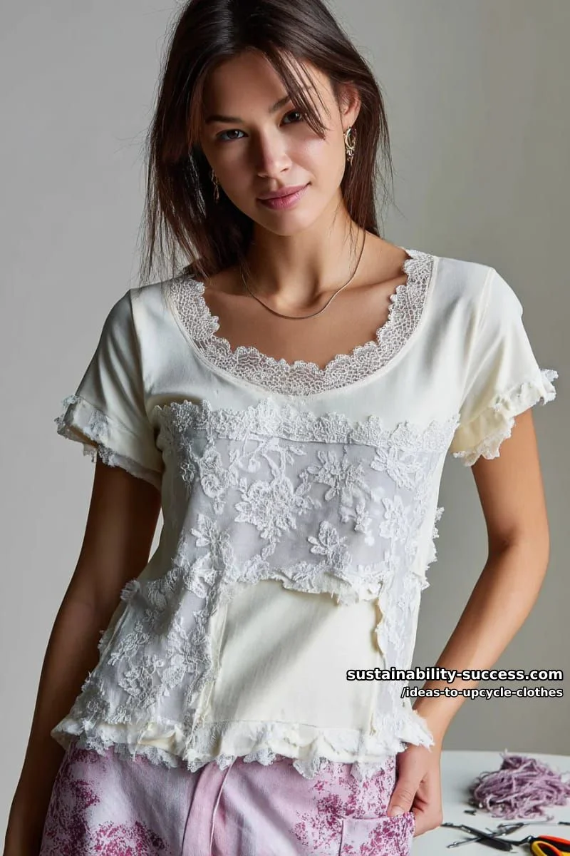 9. Blusas románticas con encaje y algodón - photo 3