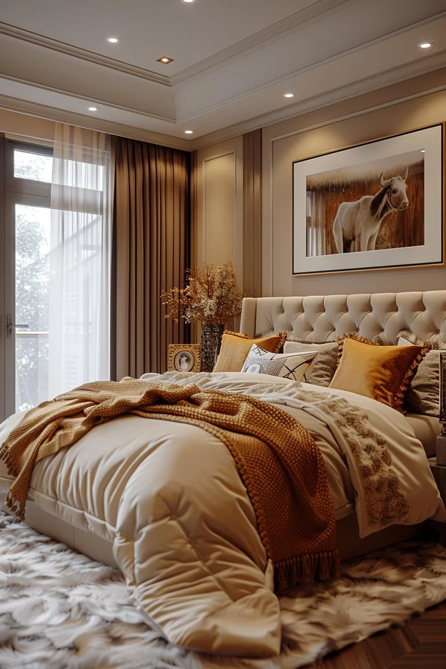 8. Decoración de dormitorio con luz de sabana - photo 3