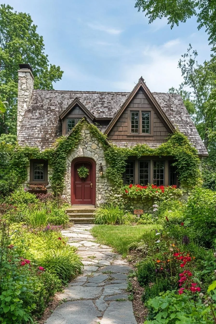 The Ivy-Carpeted Enigma Cottage