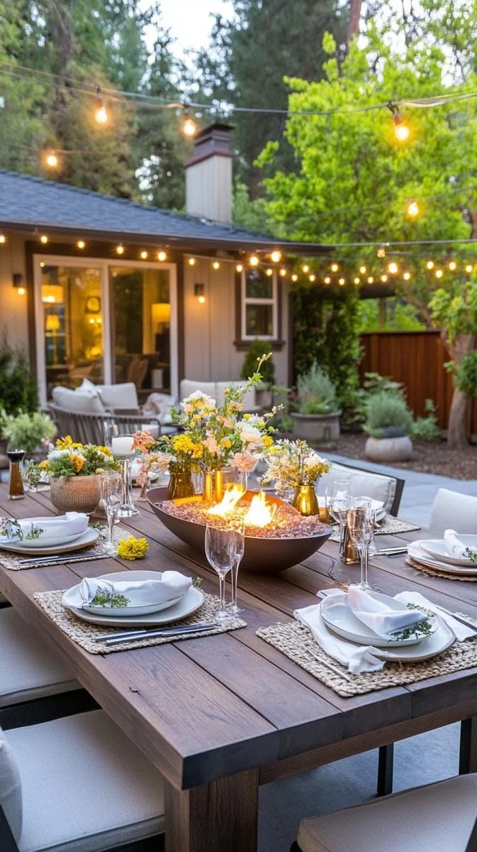 26. Brasero de mesa para cenas al aire libre