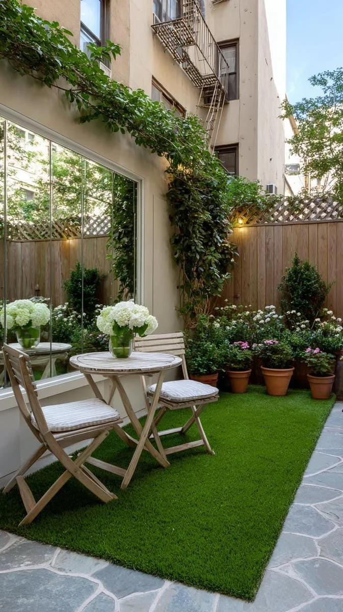 8. Paneles de espejo para duplicar el jardín - photo 3