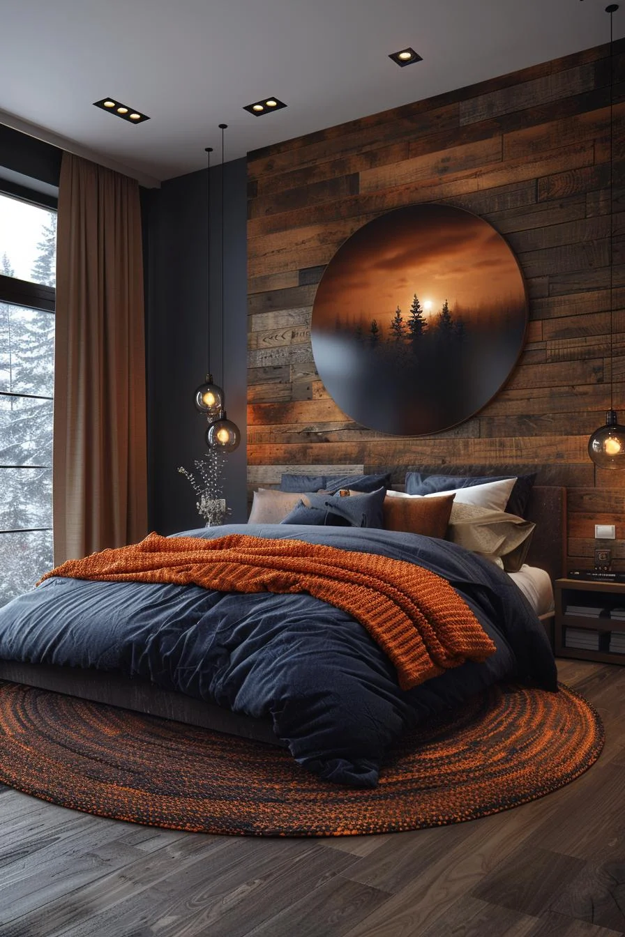 15. Diseño de dormitorio con esencia elemental