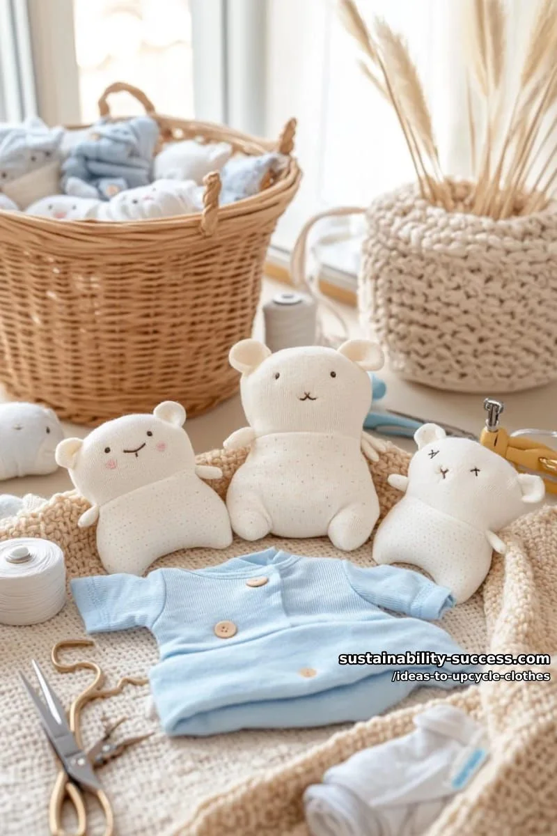 15. Peluches pequeños con ropa de bebé