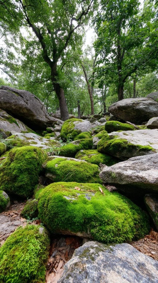 22. Mossy Rocks for a Forest-Inspired Corner