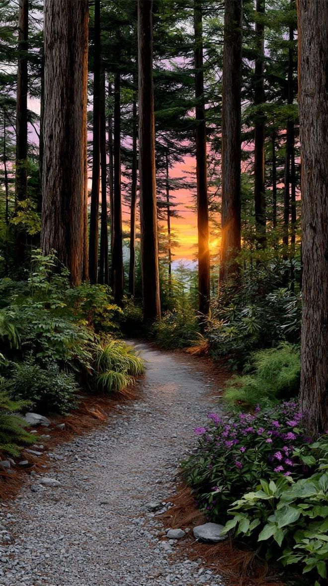 13. A quiet forest walk at sunset - photo 2